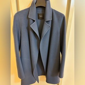 Theory Open Front Wool Cashmere Coat (S)